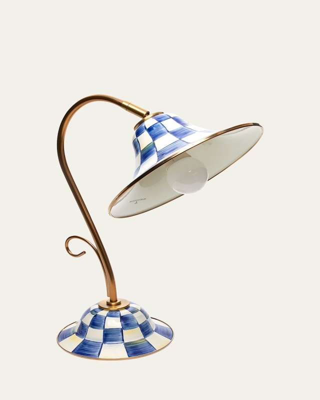 Royal Check 17.65" Desk Lamp